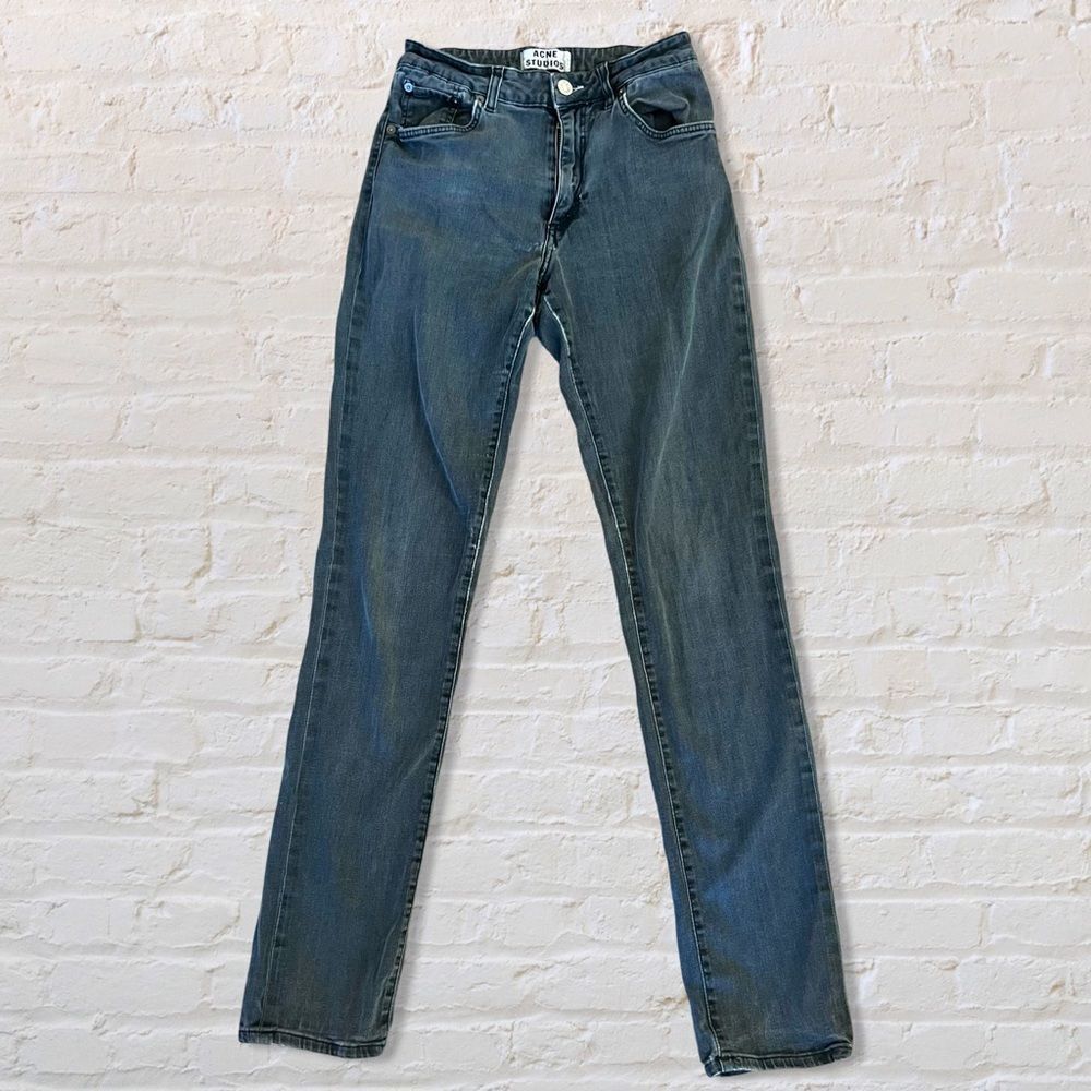 Acne Studios Needle Rocca high waist black jeans. Size 29/32 Fall Skinny Trend